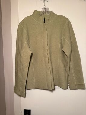 Olive Green Fleece Jacket